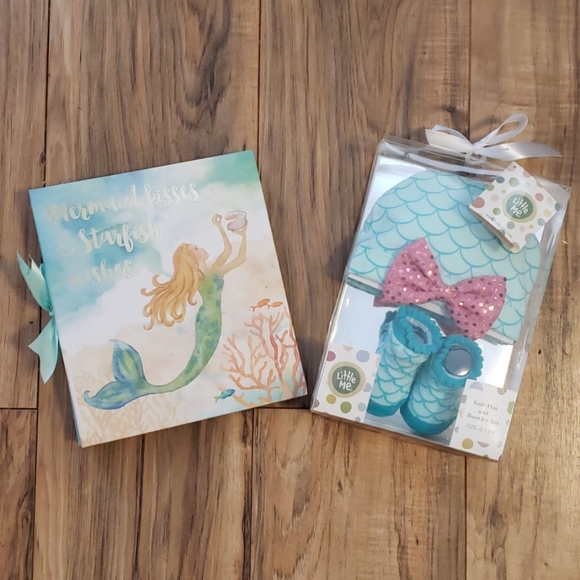 Baby Mermaid Outfit & Photo Album Baby Shower Gift - Picture 7 of 7